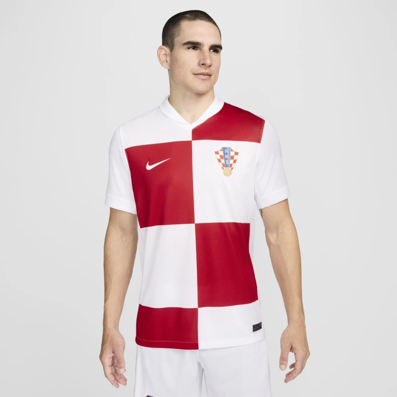 Image of Nike Croatia Home Shirt 2024 Adults - White White S