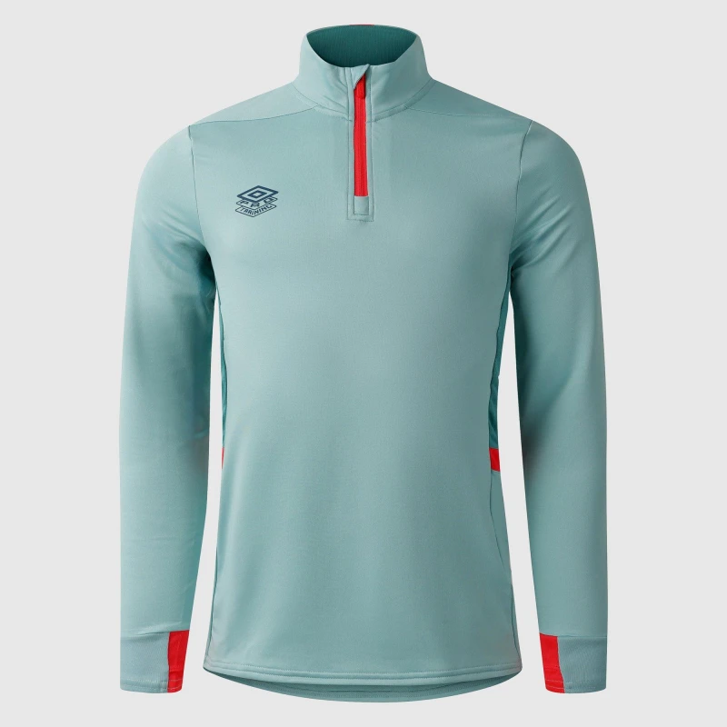 Image of Umbro Mens Baselayer Top Aqua Haze male Small