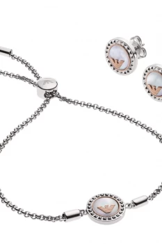 Image of Emporio Armani EGS2652040 Bracelet & Earrings Set