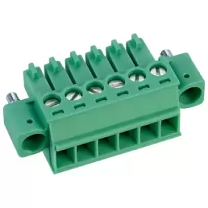 Image of Phoenix Contact Mc 1,5/ 6-Stf-3,5 Terminal Block, Pluggable, 6Pos, 16Awg