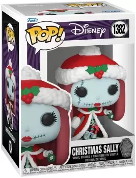 Image of The Nightmare Before Christmas 30th Anniversary - Christmas Sally Vinyl Figur 1382 Funko Pop! multicolour
