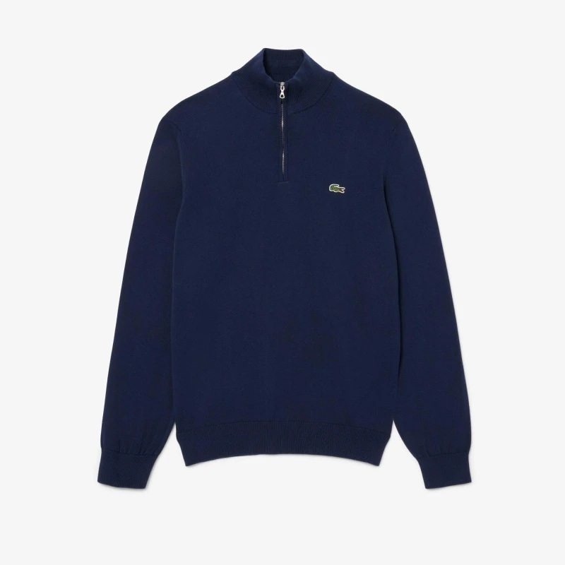 Image of Lacoste Half Zip Sweatshirt Navy L