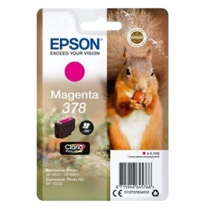 Image of Epson Squirrel 378 Magenta Ink Cartridge