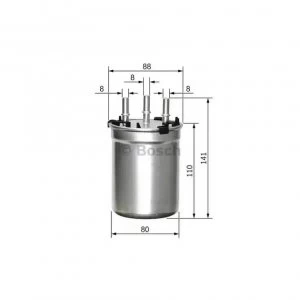 Image of Fuel filter Bosch F 026 402 834