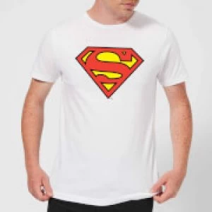 Image of DC Originals Official Superman Shield Mens T-Shirt - White