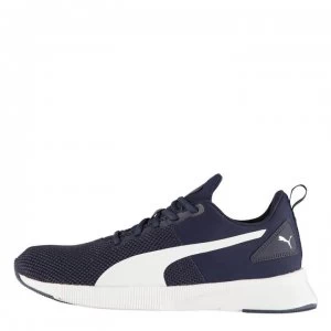Image of Puma Flyer Runner Mens Running Shoes - PEACOAT/WHITE