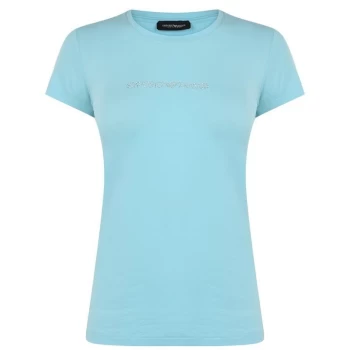 Image of Emporio Armani Essential T-Shirt - Blue
