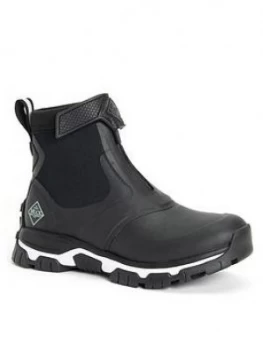 Image of Muck Boots Apex Welly Boots - Black/White, Size 8, Women