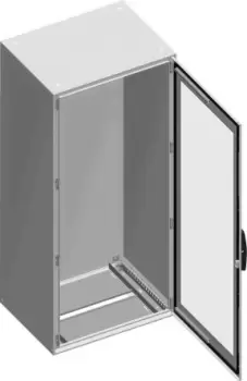 Image of Schneider Electric Spacial SM Sheet Steel, Single Door Floor Standing Enclosure, 2000 x 800 x 500mm, IP55
