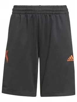 Image of Boys, adidas Junior X Short - Black, Size 13-14 Years