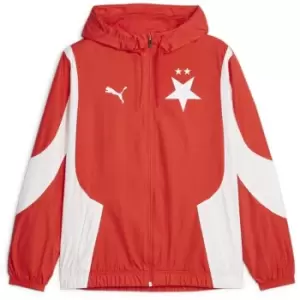 Image of Puma Pre Match Woven Anthem Jacket - Red