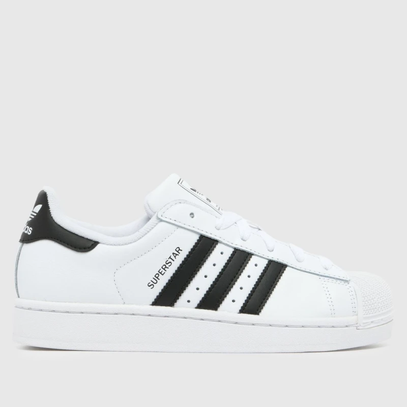 Image of adidas Originals Unisex Kids Three-Stripes Cushioned Low-Top Trainers White/Black unisex 3 (35.5)