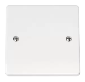 Image of Click Scolmore Mode 1 Gang Blanking Plate Polar White - CMA060