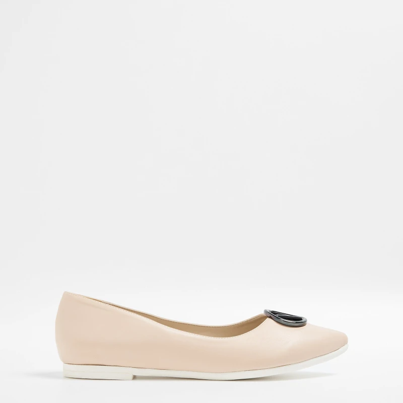 Image of Valentino Womens Aura Ballet Pumps Sand female 3.5 (36)