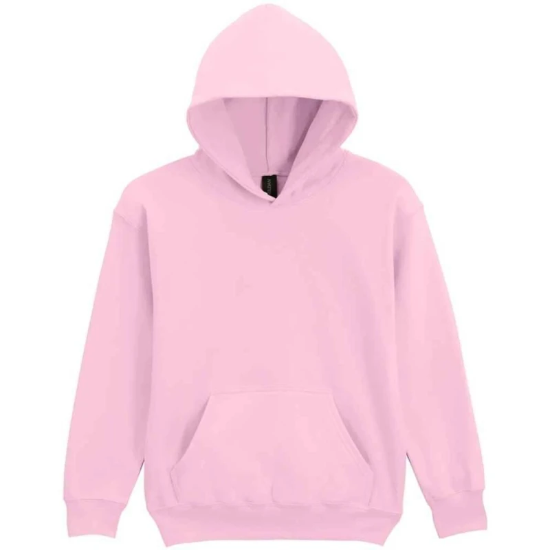 Image of Gildan Softstyle Midweight Hoodie in Light Pink Size: Large Light Pink Unisex L