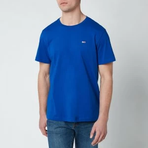 Image of Tommy Jeans Mens Classic Logo T-Shirt - Cobalt - S