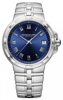 Image of Raymond Weil Parsifal Classic Blue Dial Bracelet 5580- Watch