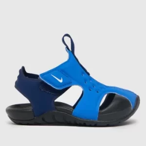 Image of Nike Blue Sunray Protect 2 Sandals Toddler