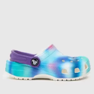 Image of Crocs Multi Classic Clog Girls Junior Sandals