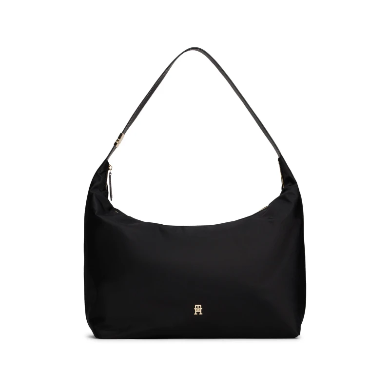 Image of Tommy Hilfiger Womens GO Hobo Shoulder Bag Black female One Size