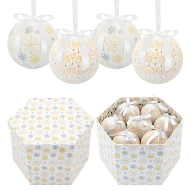 Image of Christmas Workshop 14pc Frost Decoupage Bauble