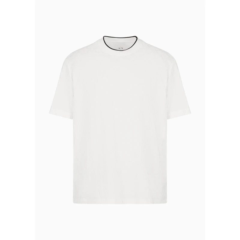 Image of Armani Exchange Mens T-Shirt Regular Fit T-Shirts S White 52748801350