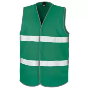 Image of Result Core Adult Unisex Motorist Hi-Vis Safety Vest (2XL) (Paramedic Green) - Paramedic Green