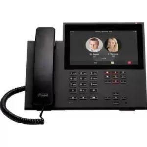 Image of Auerswald COMfortel D-600 Corded VoIP Hands-free, Headset connection, Visual call notification, Touchscreen, WiFi Colour Black