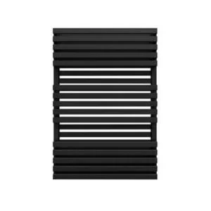 Image of Terma Quadrus 708W Electric Metallic Black Towel Warmer (H)870mm (W)600mm