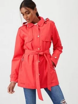 Image of Regatta Garbo Waterproof Trench Jacket - Red , Red, Size 20, Women
