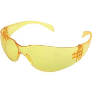 Image of Cassini Scratch Resist Anti-mist Safety Glasses YW - Sitesafe