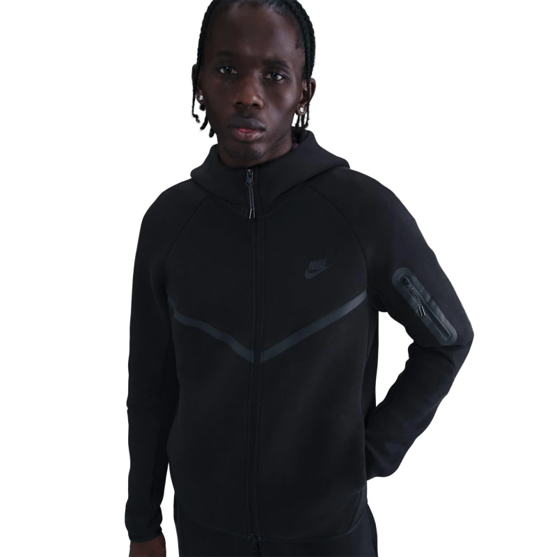 Image of Nike Tech Fleece Hoodie Mens Black male S