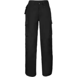 Image of Russell Work Wear Heavy Duty Trousers (Long) / Pants (48W x Long) (Black) - Black