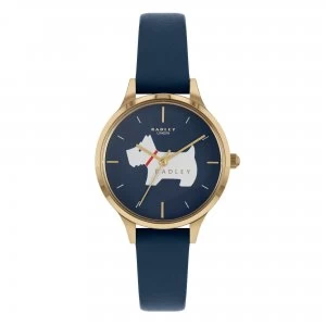 Image of Radley Meridan Place Blue Leather Watch
