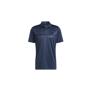 Image of adidas 2021 CHEST Print POLO - Navy - M Size: Medium
