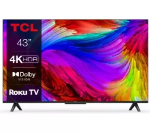 Image of TCL 43" 43RP630K Roku Smart 4K Ultra HD LED TV