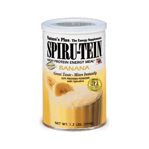 Image of Natures Plus Banana Spiru Tein Shake 544g
