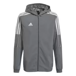 Image of adidas Tiro 21 Windbreaker Kids - Grey