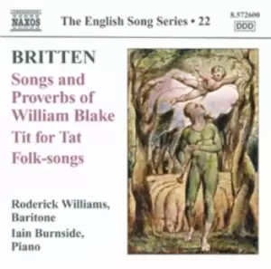 Image of Benjamin Britten - Britten: Songs and Proverbs of William Blake/... - Volume 22 CD Album - Used