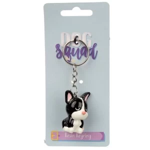 Image of Dog Squad French Bulldog Dog Keyring
