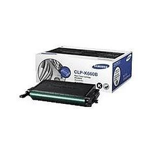 Image of Samsung CLP K660B Black Laser Toner Ink Cartridge