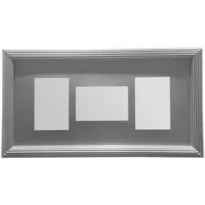 Image of Silver 3 Photo Multi Photo Frame - Premier Housewares