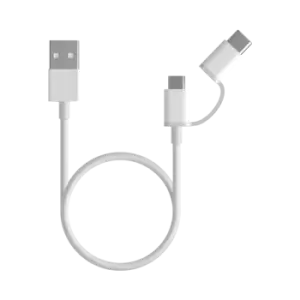 Image of Mi 2-in-1 USB Cable (Micro USB to Type C) 30cm