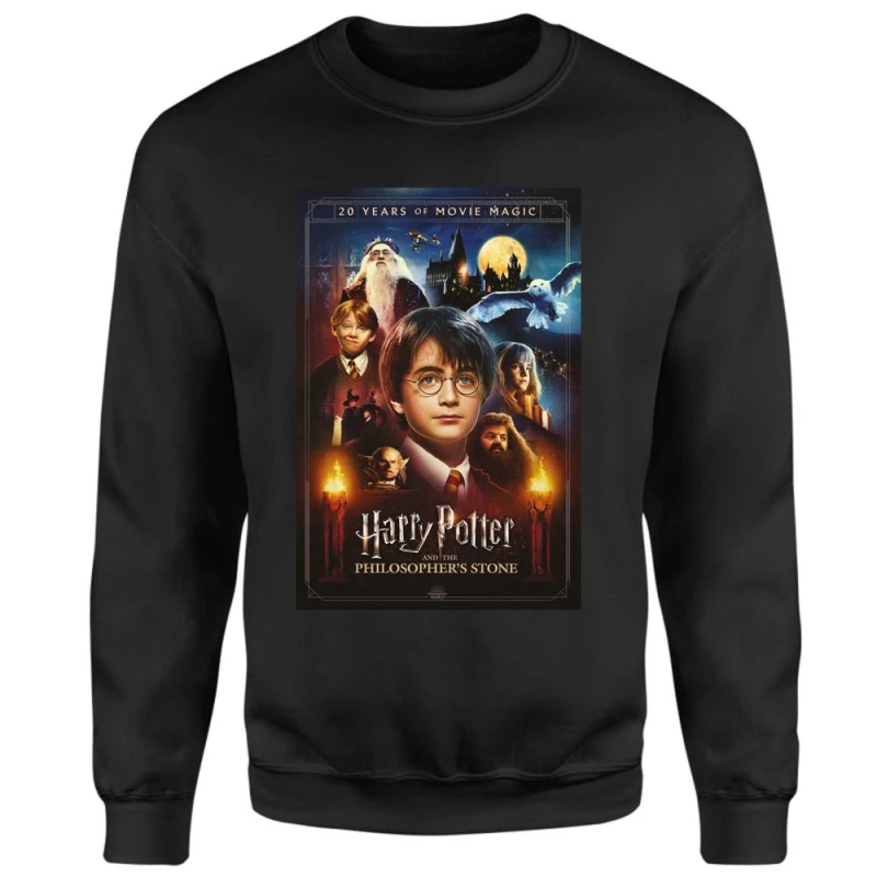 Image of Harry Potter Philosopher's Stone Sweatshirt - Black - M