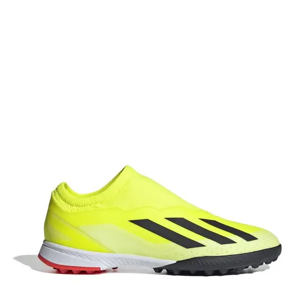 Image of adidas X Crazyfast League Junior Laceless Astro Turf Football Boots - Yellow 5