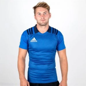 Image of adidas Rugby Replica Shirt Mens - Blue