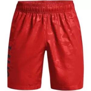 Image of Under Armour Woven Embossed Shorts Mens - Orange