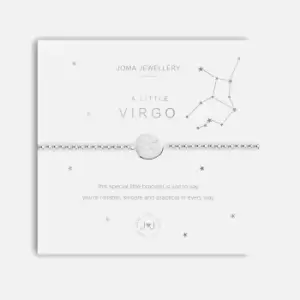 Image of Joma Jewellery Womens A Little Virgo Silver Bracelet Stretch - Silver