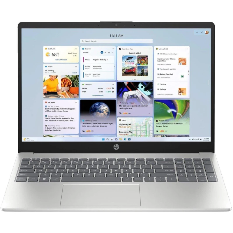 Image of HP Pavilion SE 15 Intel i3 8GB 256GB Win 11 Silver unisex Case Set