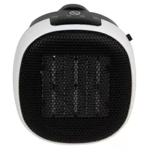 Image of Russell Hobbs 700W Compact Ceramic Plug Heater White